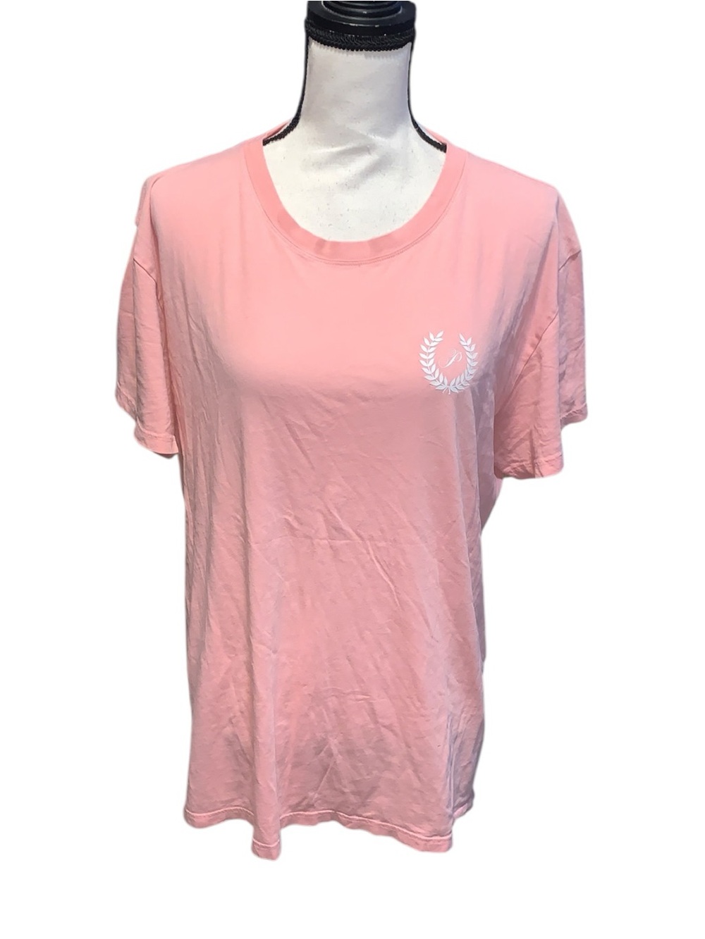 Victoria's Secret Pink Campus SS Tee Shirt Passion Pink Coral